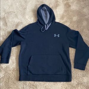 Men’s XL Black Under Armour Hooded Sweatshirt